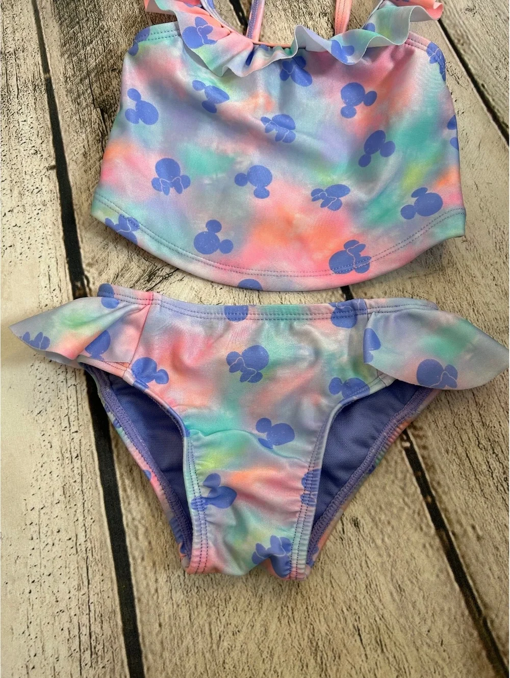 JUMPING BEANS - DISNEY Girl’s Tankini Swim 2 Piece Set / Size: 12 Months